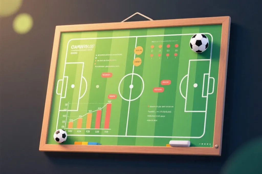战术板与点球分析示意
